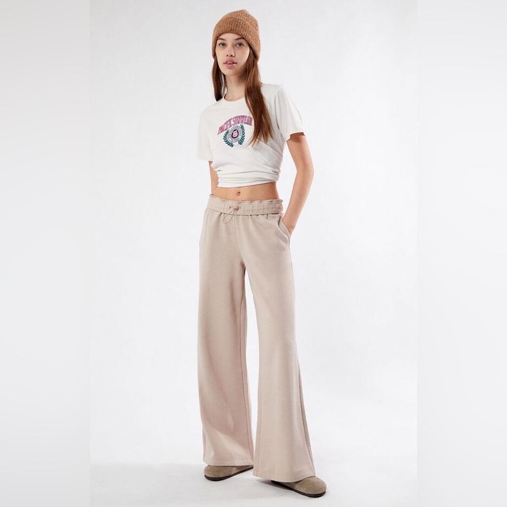 PacSun Cream Drawstring Pants - Picture 10 of 10